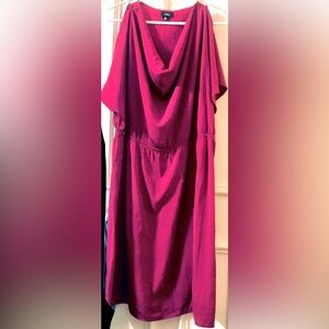 Massimo Stylish Dress Shiny Purple Dress Plus Size XL beautiful